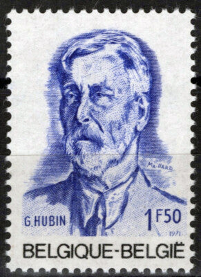 Belgium 808 MNH Georges Hubin Socialist Leader Politician ZAYIX 071823S148M