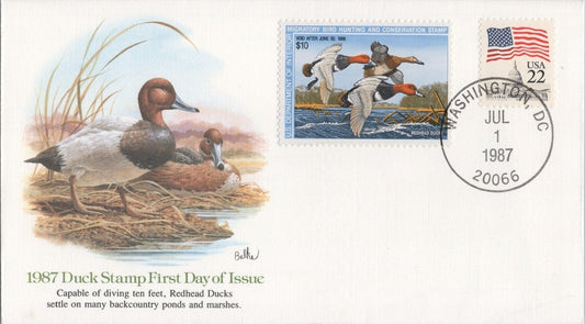 1987 US RW54 Fleetwood FDC Federal Hunting Permit Duck Stamp ZAYIX 113022SM84