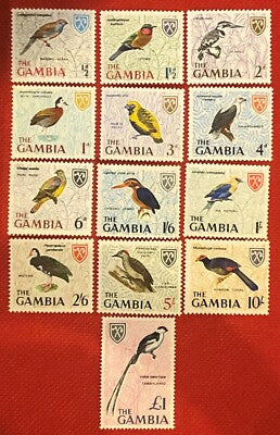 Gambia 215-227 MNH Birds ZAYIX 011022SM24M