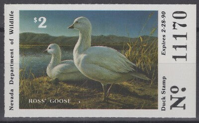 1989 Nevada 11 MNH US State Duck Stamp Birds ZAYIX 070122S06