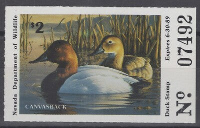 1988 Nevada 10 MNH US State Duck Stamp Birds ZAYIX 062322S52