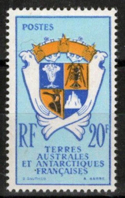 FSAT TAAF 15 VLH Coat of Arms Arctic National Emblems ZAYIX FSA-S0019