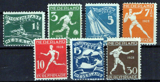 Netherlands B25, B27-B32 MNH Semi-Postal Olympics Sports Zayix Stamps 0325S010