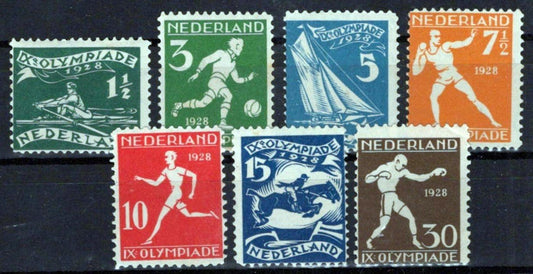 Netherlands B25, B27-B32 MNH Semi-Postal Olympics Sports Zayix Stamps 0325S010
