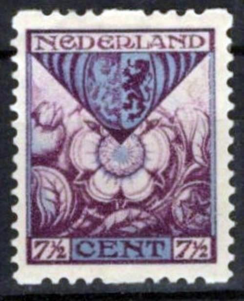 Netherlands B10a MH VF Syncopated Semi-Postal Coat of Arms Zayix Stamps 0325S019