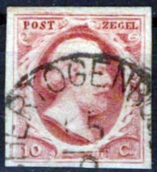 Netherlands 2 Used Imperf XF  King William III Zayix Stamps 0325S021