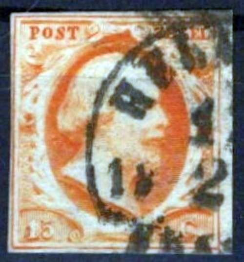 Netherlands 3 Used VF Imperf King William III Zayix Stamps 0325S024