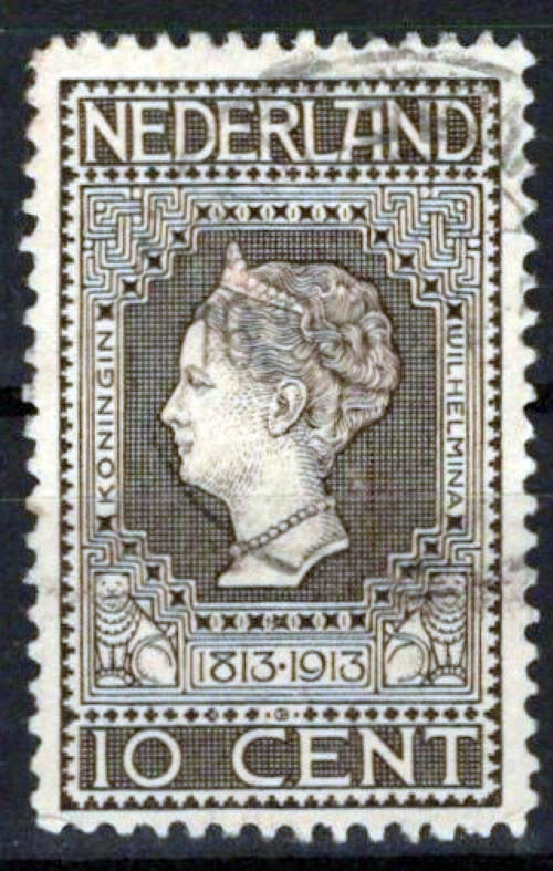 Netherlands 93 Used Queen Wilhelmina Zayix Stamps 0325S033