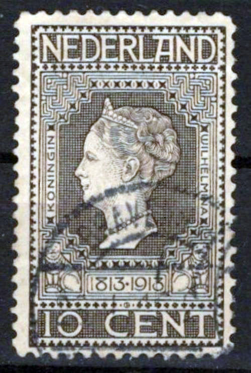 Netherlands 93 Used Queen Wilhelmina Zayix Stamps 0325S034