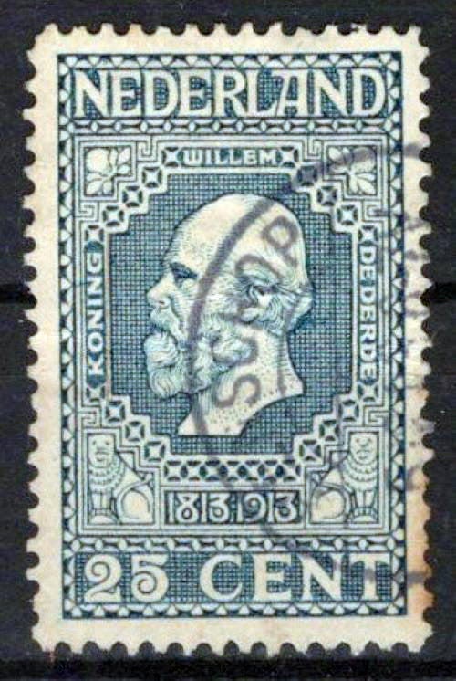 Netherlands 96 Used King William III Zayix Stamps 0325S035