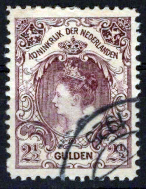 Netherlands 84 Used Queen Wilhelmina Zayix Stamps 0325S040