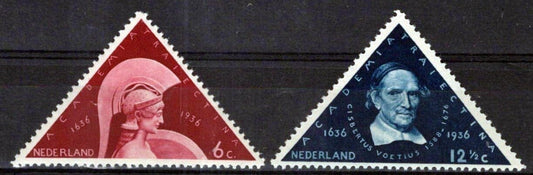 Netherlands 204-205 MNH Minerva Gisbertus Voetius Zayix Stamps 0325S058M