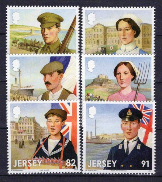 Jersey 1775-1780 MNH World War I Military Medical ZAYIX 101623SM10M