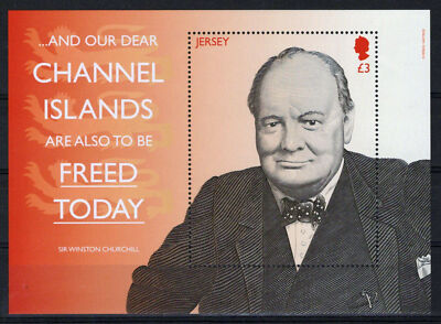 Jersey 1854 MNH Sir Winston Churchill World War II Military ZAYIX 101623SM25M
