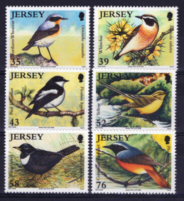 Jersey 1342-1347 MNH Migrating Birds Wildlife Nature ZAYIX 101623SM07M