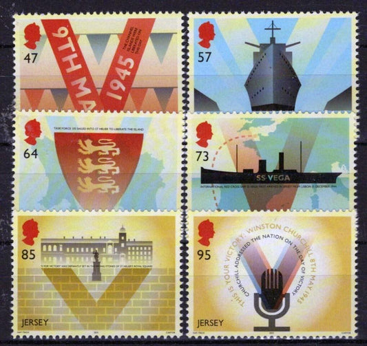 Jersey 1848-1853 MNH Victory World War II Maps Ships ZAYIX 101623SM24M
