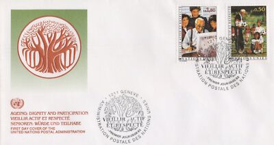 United Nations Geneva FDC Aging, Dignity, Participation set ZAYIX 031823SM56