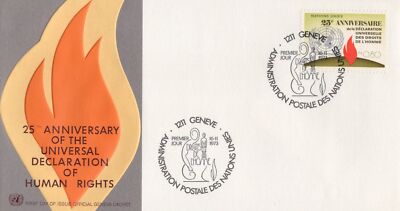 UN Geneva 36 Geneva office official cachet Human Rights ZAYIX 032723SM41