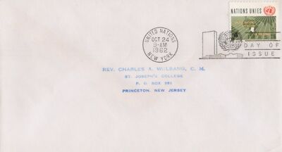 United Nations 108-109 FDC Geneva office cachet Hammarskjold 032723SM44 ZAYIX 030723SM44