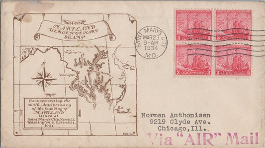 US Planty# 736-11 FDC Beverly Hills Cachet Maryland Tercent ZAYIX 113022SM03