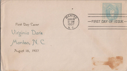 US Planty 796-27 FDC - Nix Cachet - Virginia Dare anniv. ZAYIX 113022SM24