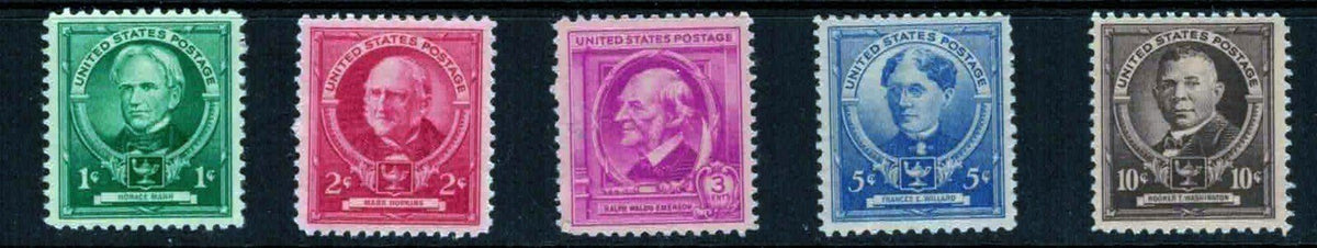 US 859-893 MNH FAMOUS AMERICANS complete set Arts & Science 112022FRAS05M ZAYIX