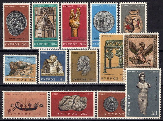 Cyprus 278-291 MH Monastery Cathedral Sculptures Architecture ZAYIX 083022S135