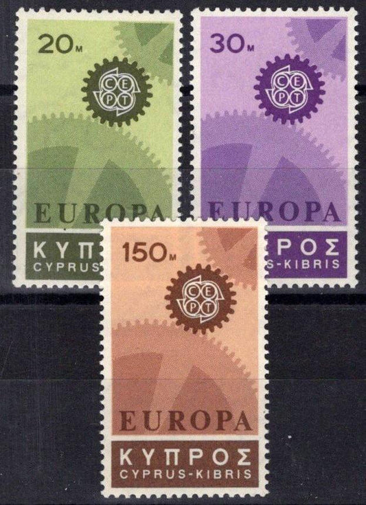 Cyprus 297-299 MNH Europa ZAYIX 083022S141