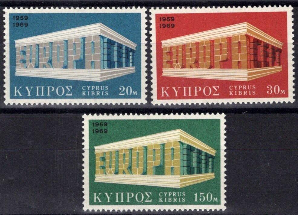 Cyprus 326-328 MNH Europa CEPT ZAYIX 083022S147