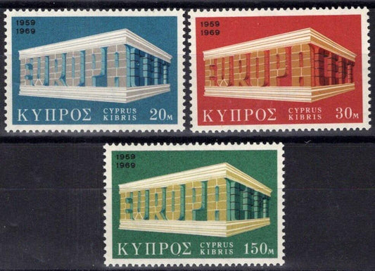 Cyprus 326-328 MNH Europa CEPT ZAYIX 083022S147
