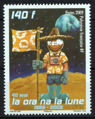 French Polynesia 1004 MNH Space First Man on the Moon ZAYIX 0624S0003