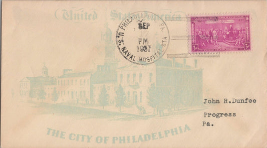 US MP# 798-13b FDC 1st Historic Society of Pennsylvania ZAYIX 113022SM43