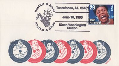 US Cover 2737 GAMM FDC Dinah Washington, Music ZAYIX 1024A0115