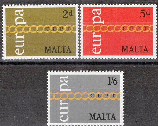 Malta 425-427 MNH Europa Issue Zayix 073122S23