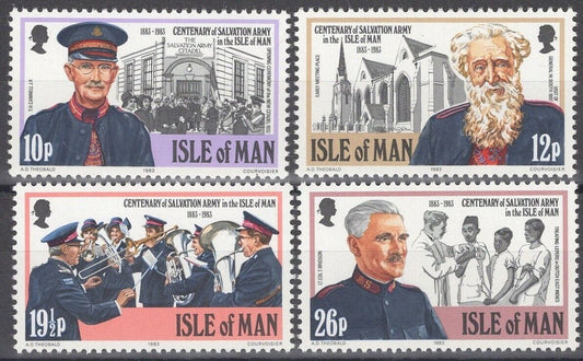 ZAYIX Great Britain - Isle of Man 240-243 MNH Salvation Army William Booth