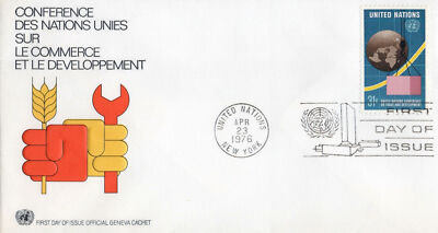 United Nations FDC Trade & Development Geneva cachet ZAYIX 031823SM26