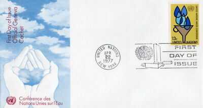 United Nations FDC UN Water Conference - Geneva cachet ZAYIX 031823SM21