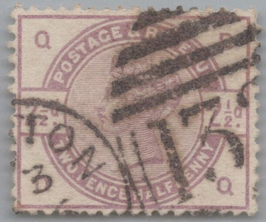 Great Britain 101 used 2 1/2p lilac Victoria numeral PM ZAYIX 103022S38