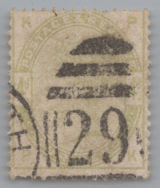 Great Britain 103 used 4p green Victoria CV $210 103022S41 ZAYIX 103022S42