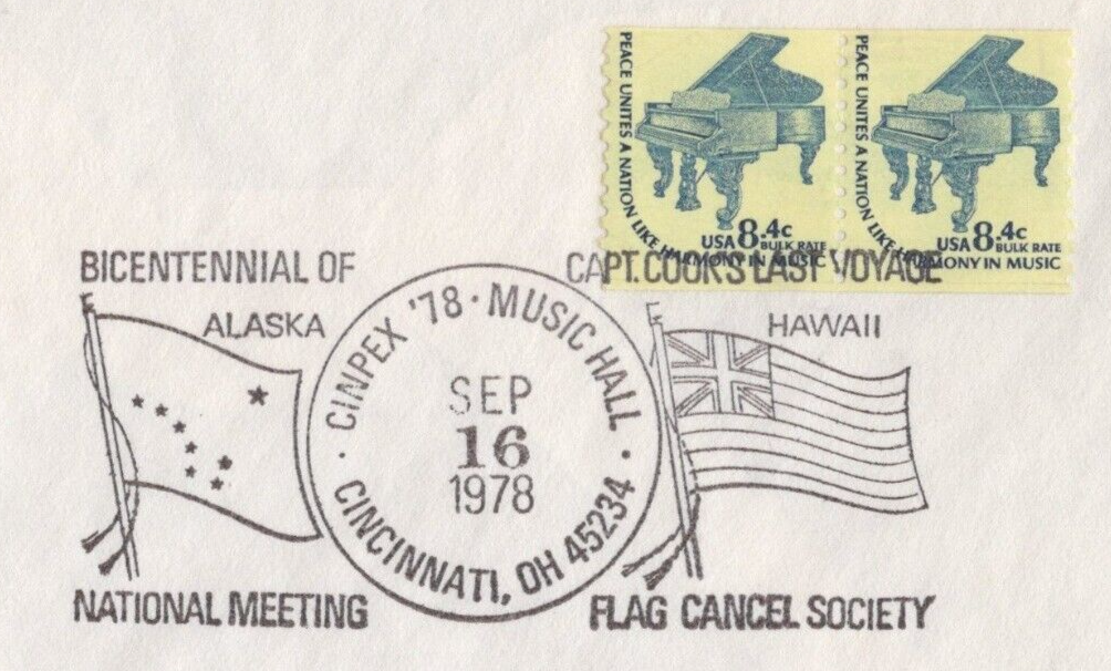 US Event Cover CINPEX 78 Bicentennial Captain Cook ZAYIX 041322SM79