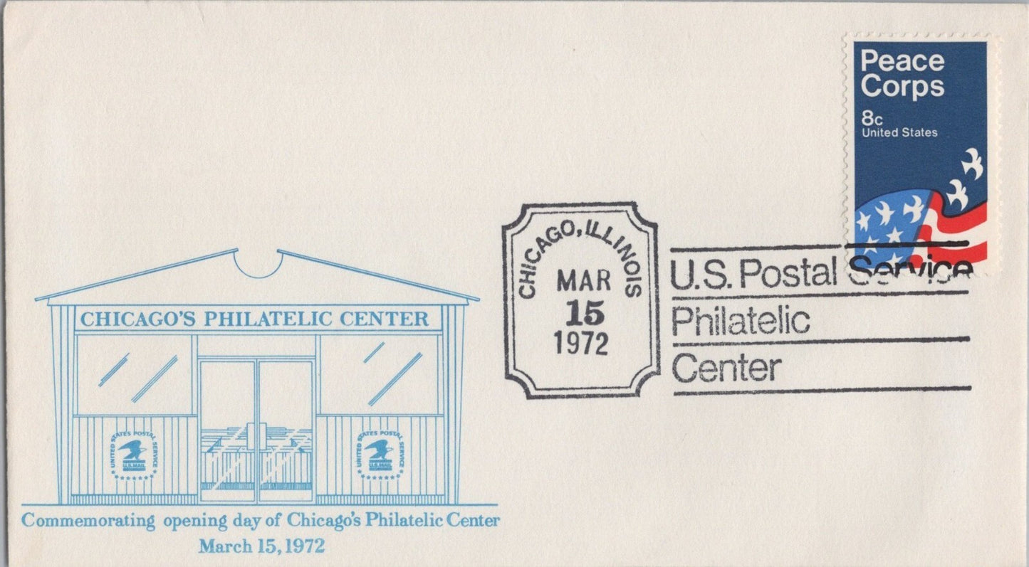 US Event Cover Chicago Philatelic Center Opening Day ZAYIX 041322SM65