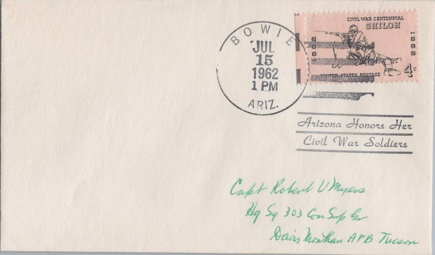US Event Covers Arizona Honors Her Civil War Soldiers ZAYIX 041322SM72