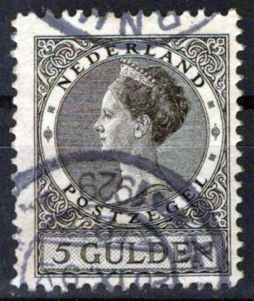 Netherlands 163 Used Queen Wilhelmina Zayix Stamps 0125S0222