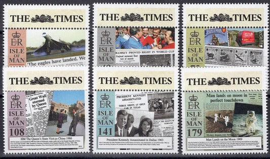 Great Britain Isle of Man 1589-1594 MNH Communications Space ZAYIX 041422S15M