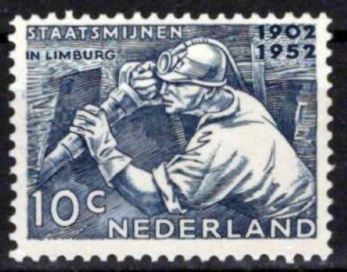 Netherlands 331 MNH Miner Industry Zayix Stamps 0125S0247M