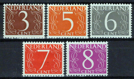 Netherlands 340-343A MH Numerals Zayix Stamps 0125S0251
