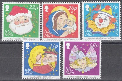 Isle of Man 970-974 MNH XMAS Europa Madonna & Child ZAYIX 041322S24