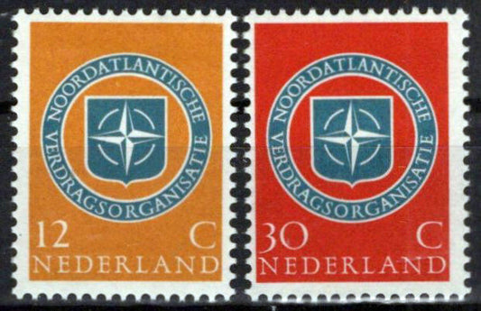 Netherlands 377-378 MH NATO Emblem Zayix Stamps 0125S0284M