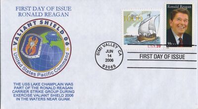 FDC US 4078 Ronald Reagan - Valiant Shield 06 Pacific Command ZAYIX 070422SM13