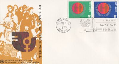 United Nations FDC Int'l Women's Year IWY Geneva cachet ZAYIX 031823SM142